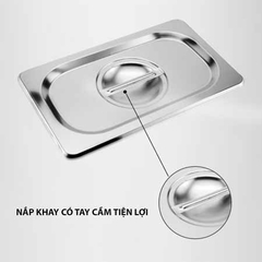 Nắp khay topping 1/6