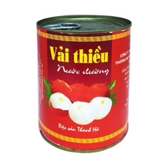 Vải ngâm Thanh Hà 565g (12 Lon/T)