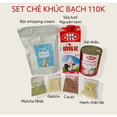 Set chè khúc bạch (làm nhà)