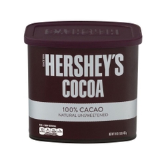 Bột cacao Hershey's Cocoa powder (Hershey’s Cocoa Natural Unsweetened 100% Cocoa)- 226gr