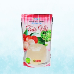 Bột rau câu dẻo hương trái vải Dragon 86g