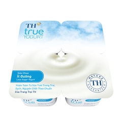 Sữa chua ăn TH ít đường 100g*4