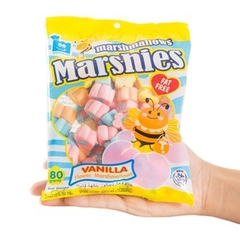 Kẹo xốp hoa mai Marshies 80g