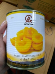 Đào ngâm thái ATC 820g (12 Lon/T)