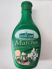 Sốt trà xanh matcha Golden Farm 630g