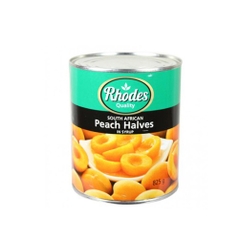 Đào ngâm (NẮP GIỰT) Rhodes 825g (12 Lon/T)