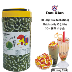3D - Hạt MATCHA (LỚN) Dou Xian 2.5kg (6 Hủ/T)
