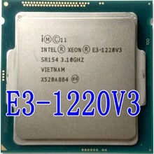 CPU Intel® Xeon® E3-1220v3 (~i5 4570)