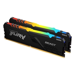 Ram Kingston Fury Beast RGB 16GB 3600MHz DDR4 (2x8GB) KF436C17BBAK2/16