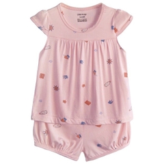 Bộ UalaRogo 18-24M ba lỗ 2022 - Hồng