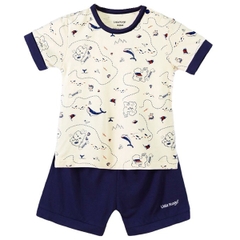 Đồ bộ ngắn Uala 2029 9-12M - Vàng