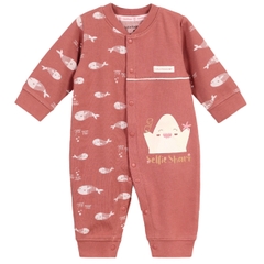 Body dài tay Uala 3930 3-6M - Hồng