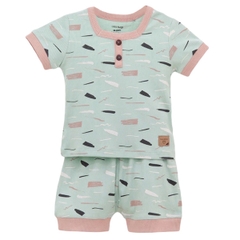 Đồ bộ Uala vải Tăm 3962 18-24M - Xám