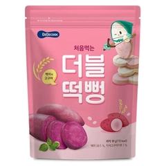 Bánh gạo hữu cơ Bebecook vị gạo và khoai lang tím 6M+ 30g