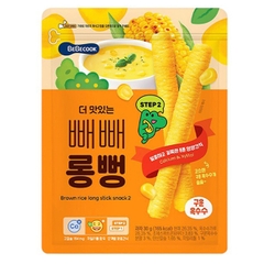 Bánh gạo lứt thanh dài Bebecook vị bắp 12M+