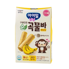 Bánh cuộn ngũ cốc Ildong vị chuối cho bé từ 9 tháng tuổi 40g