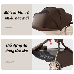 Xe đẩy thông minh Baobaohao V9 - Nâu