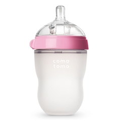 Bình sữa silicone Comotomo 250ml - Hồng
