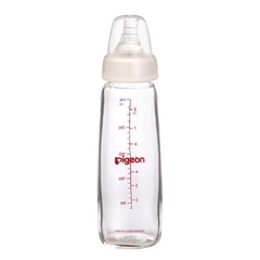 Bình sữa Pigeon thủy tinh cổ hẹp 240ml