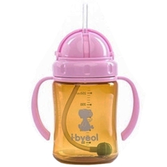 Bình uống nước I-Byeol Nano Silver màu hồng 280ml