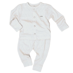 Bộ Nous 6-9M cài thẳng dài xanh