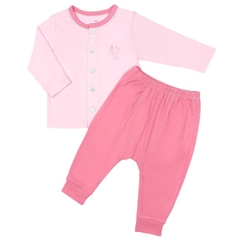 Bộ Nous 6-9M cài thẳng dài hồng