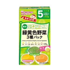 Bột ăn dặm Wakodo 3 vị rau cho bé từ 5 tháng tuổi 16.9g