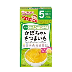 Bột ăn dặm Wakodo vị bí đỏ và khoai lang cho bé từ 5 tháng tuổi 18.4g