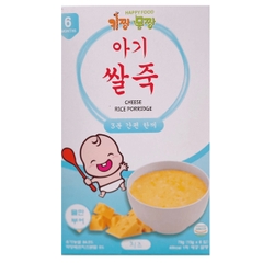 Cháo ăn dặm Happy Food vị phô mai 120g