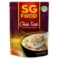 Cháo tươi baby SG Food thịt thăn bằm bí đỏ cho bé từ 12 tháng tuổi 240g
