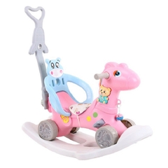 Bập bênh ngựa Holla - Hồng