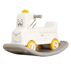 Bập bênh, chòi chân ô tô Holla - Trắng