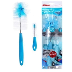 Cây súc rửa bình và núm vú Pigeon 2 trong 1