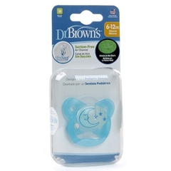 Ty ngậm phát sáng Dr Brown's cho bé từ 6-12 tháng màu xanh