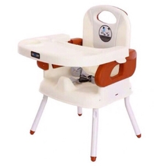 Ghế ăn dặm gấu trúc Shuoda - Nâu