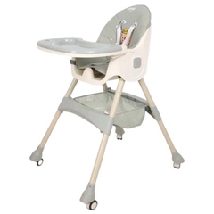Ghế ăn dặm đa năng ngả lưng Ricard Pro Tobé MS 3128 - Xám