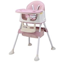 Ghế ăn dặm Umoo đa năng UM-0492 màu xanh hồng