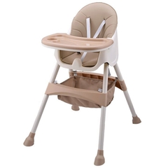 Ghế ăn dặm Umoo không bánh UM-0569 màu nâu