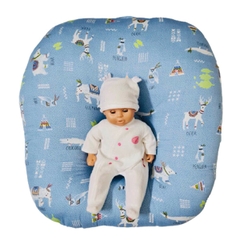 Gối chống trào ngược MonMon - Xanh thú rừng