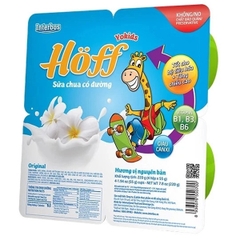 Sữa chua Hoff vị nguyên bản cho bé từ 6 tháng tuổi 55g x 4 hộp