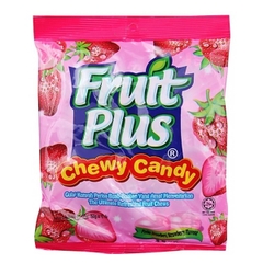 Kẹo mềm Fruit Plus vị dâu 150g