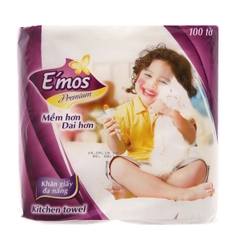 Khăn giấy Emos Premium 2 lớp 100 tờ