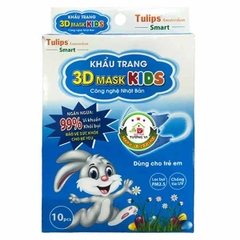 Khẩu trang 3D Mask Kids Tulips 10 cái