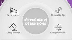 Máy hâm sữa và tiệt trùng Fatzbaby Mono 6 FB3001TN
