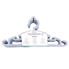 Móc treo quần áo trẻ em Hara 185 (set 10 cái)