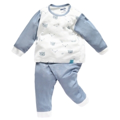 Bộ Mompa 9-12M Bamboo 73MP304 - Xanh dương