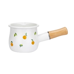 Nồi sứ tay cầm Umoo UM-04129 - Cam trắng