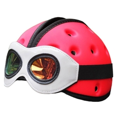 Nón bảo hiểm Mumguard kính đỏ cho bé từ 7 tháng đến 5 tuổi