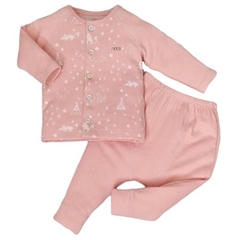 Bộ Nous 9-12M cài thẳng dài cáo hồng đào