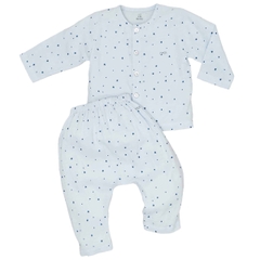 Nous Cài thẳng dài xô Wrinkle hoạ tiết sao xanh 3M